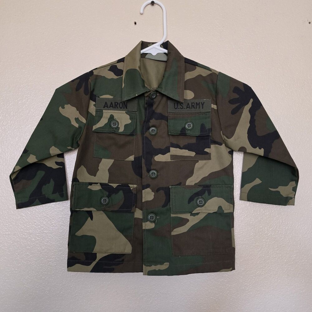 Rothco Jr. GI BDU Shirt Up To 29.5" Chest Youth Size 2 Woodland Camo Camouflage